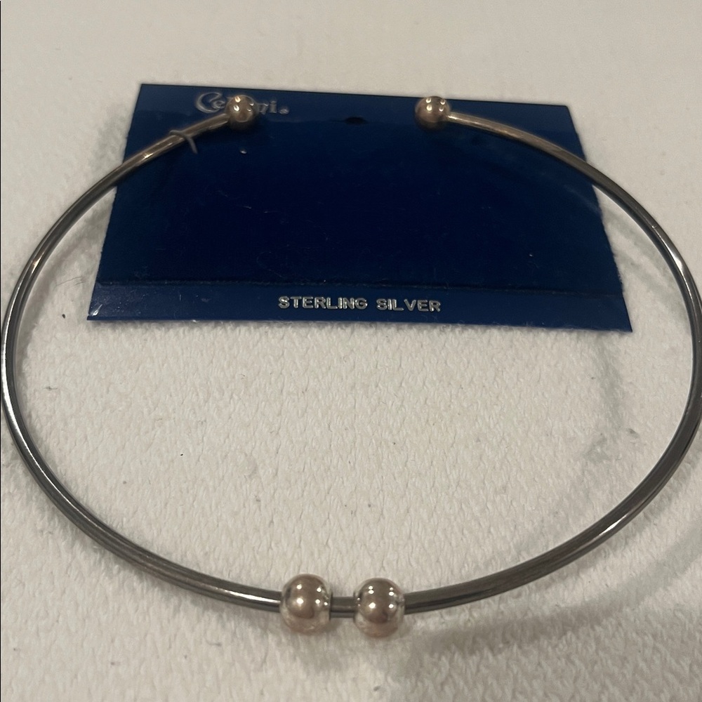 Vintage Cellini Sterling Silver Charm Necklace new on card - Picture 3 of 4
